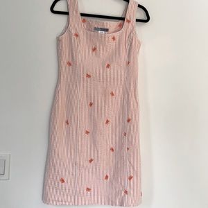 Seersucker Striped Crab Dress SIZE 4
